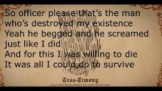ice nine kills tess-timony lyrics video