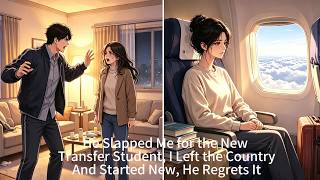 He Slapped Me for the New Transfer Student, I Left the Country And Started New, He Regrets It#story