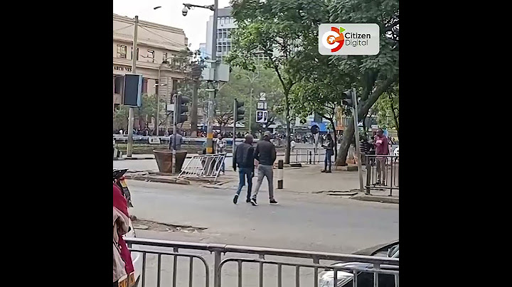 Protesters gather at Nairobi CBD, chant names of young Kenyans killed by police on June 25th, 2024