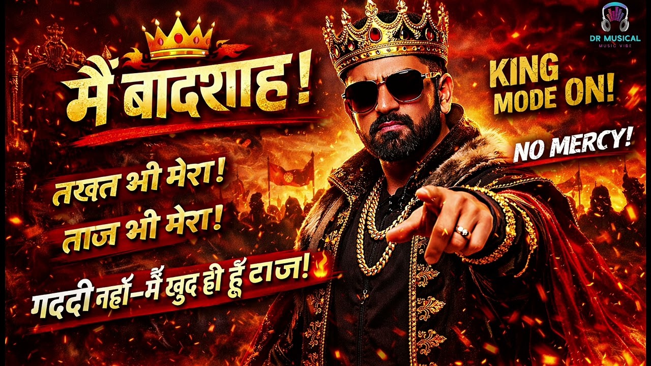 मैं खुद ही हूँ ताज 👑 | Royal Hindi Rap | Attitude Song