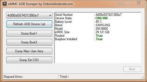Dump any Android eMMC Raw Binary Using ADB Interface