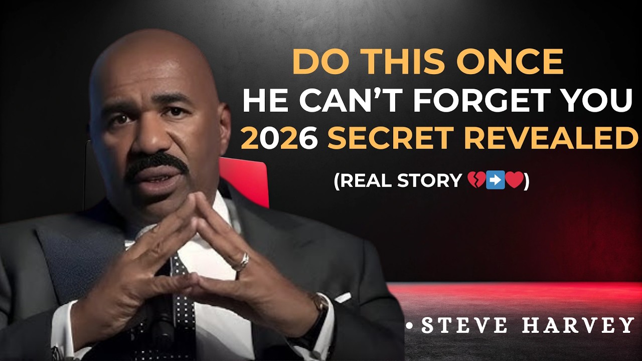 💔➡️❤️“Do This Once… And He Won’t Stop Thinking About You in 2026” 💭🔥| Steve Harvey Motivation