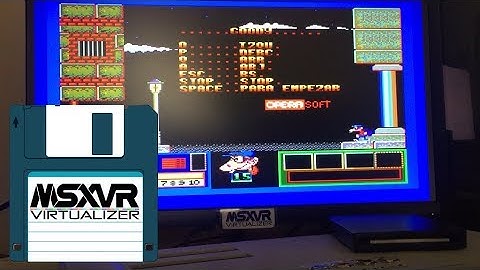 MSXVR :: Booting a game with USB Floppy Disk [MSX | Floppy | Videogame]