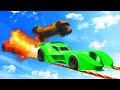 MILE HIGH BATMOBILE TIGHTROPE RAMPAGE! (GTA 5 Funny Moments)