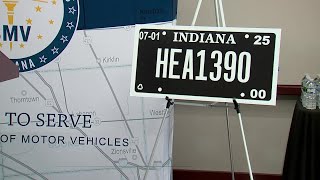 Indiana's new 'blackout' license plates are now available