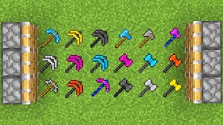 all new pickaxes + all new axes = ???