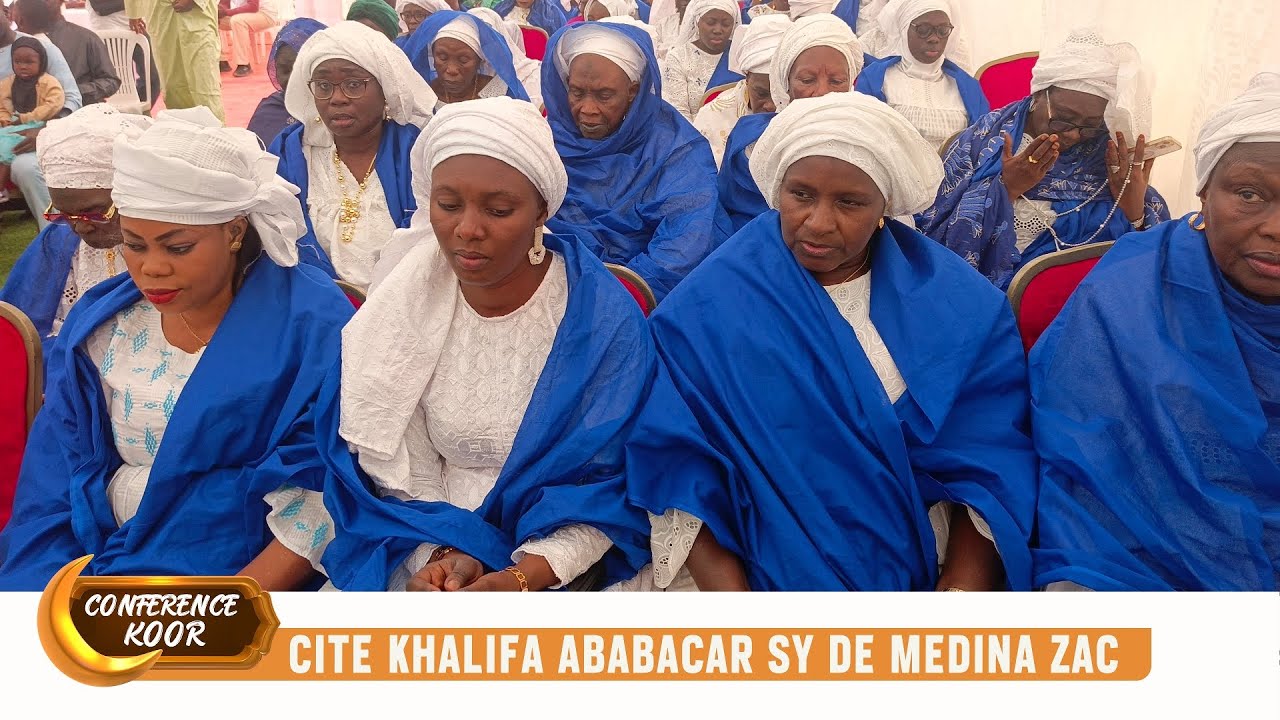 EN DIRECT CONFÉRENCE CITE KHALIFA ABABACAR SY MEDINA ZAC