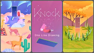 Knock Knock - One Line Drawing Gameplay (Android/Puzzle) screenshot 1
