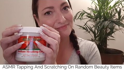 ASMR Tapping And Scratching On Random Beauty Items