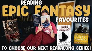 Reading 4 Popular Epic Fantasy Books to Choose Our Next Readalong Series 📖