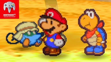 Paper Mario Switch Online N64 - 100% Walkthrough Part 13 No Commentary Gameplay - Dry, Dry Desert
