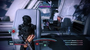 Mass Effect 3 Multiplayer Human Male Infiltrator PS3