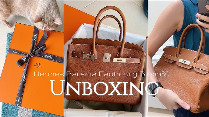 Hermes Birkin 30 Bag 34 Fauve Barenia Faubourg GHW