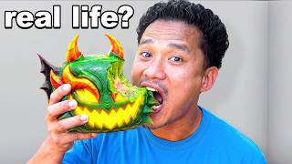 Eating Blox Fruits In Real Life! screenshot 2