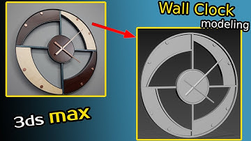 Make wall clock in 3dsmax | clock | wall | 3dsmax | modeling |