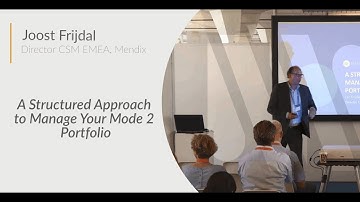 Best Practices for Managing Your Mode 2 Innovation Portfolio - Mendix World 2016