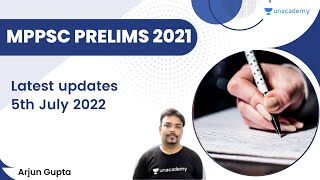 MPPSC PRELIMS 2021 Latest updates  | Arjun Gupta | Unacademy - MPPSC & VYAPAM