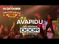 14.oktoober - BAILE-bon AVAPIDU uues peokohas DOOR - reklaam