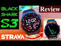 REVIEW BLACK SHARK S3 COM TESTE DE GPS COMPARANDO COM STRAVA! 5ATM, TELA AMOLED E 15 DIAS DE BATERIA