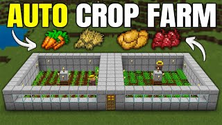 Easy Crop Farm for Minecraft Bedrock 1.21 (MCPE - PS - Xbox)