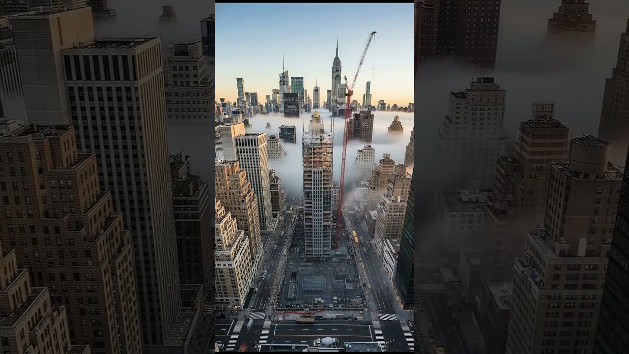 A Skyscraper Rising Above the Clouds | Cinematic Timelapse