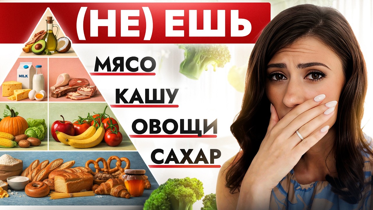 Новая пирамида питания из США шокирует всех! Верить или нет?