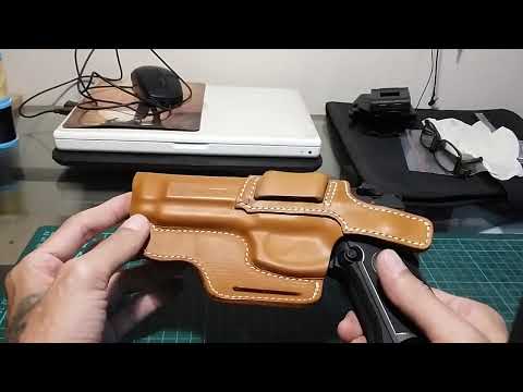 LEATHER HOLSTER SARUNG PISTOL KULIT CUSTOM