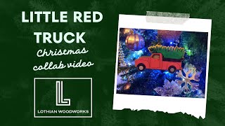 Making a little red truck christmas tree decoration - Christmas collaboration 2023