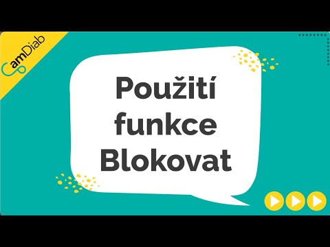 Pouziti funkce Blokovat