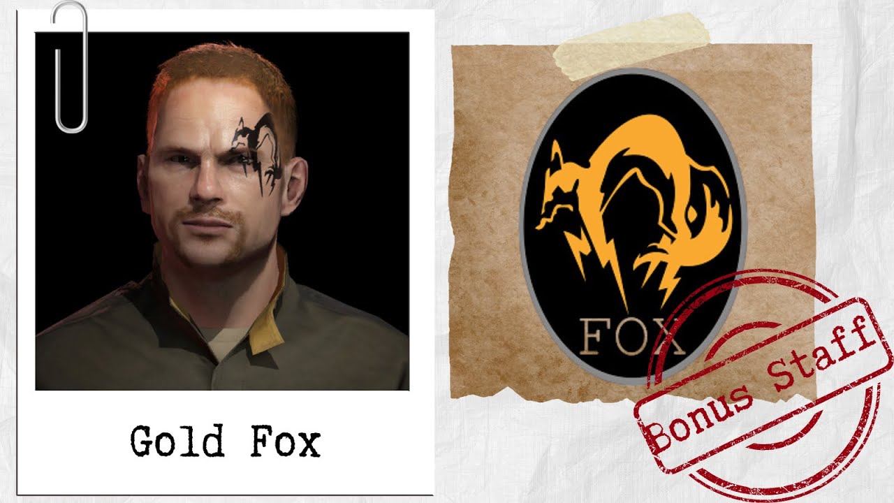MGSV Unique Staff 169: Gold Fox