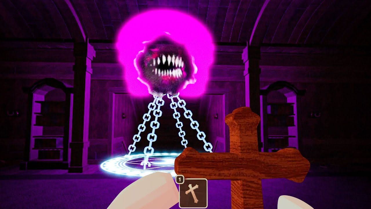 TRAPPING Greed (Rare Entity) With CRUCIFIX + Jumpscare in Roblox Doors