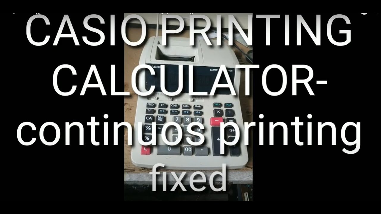 Casio Printing Calculator DR 120TM Continuously Printing YouTube casio-printing-calculator-dr-120tm-continuously-printing-youtube
