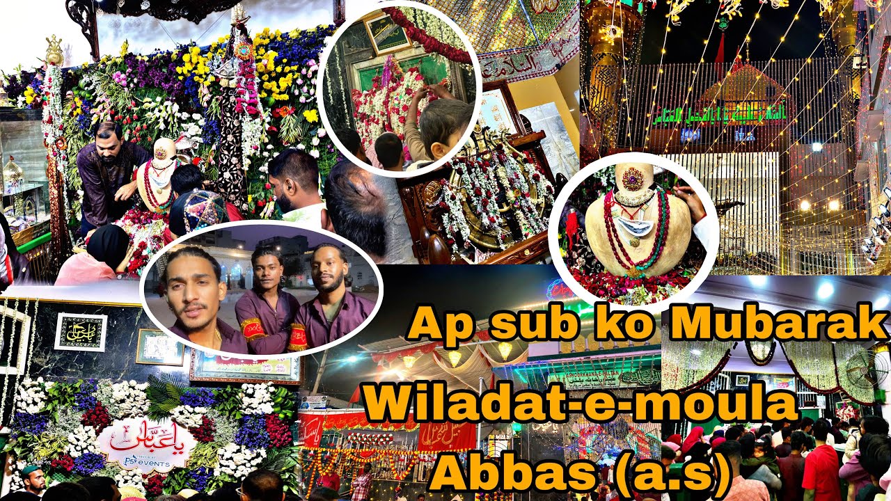wiladt-e-moula Abbas (a.s) #india #hyderabad #hyderabadindia 