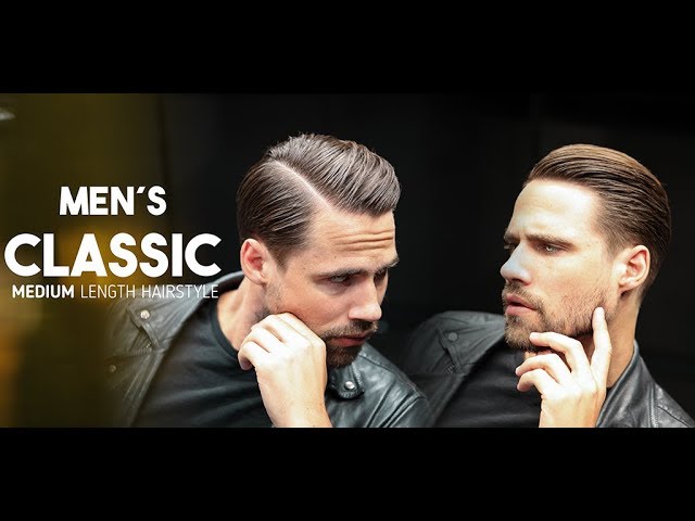 HOW TO CREATE A slick back hairstyle. Men´s hairstyling inspiration 