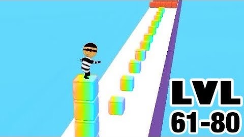 Cube Surfer - LVL 61-80 Gameplay Walkthrough