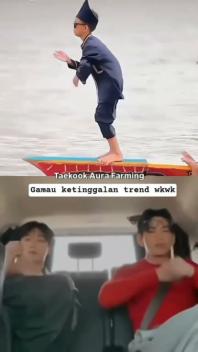 taehyung Jungkook ikut trend pacu jalur hahahahah #taehyung #jungkook #bts #army #pacujalur
