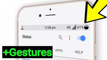 How To Change Status Bar On Android 🔥🔥 - Notification Bar Changed with Gestures