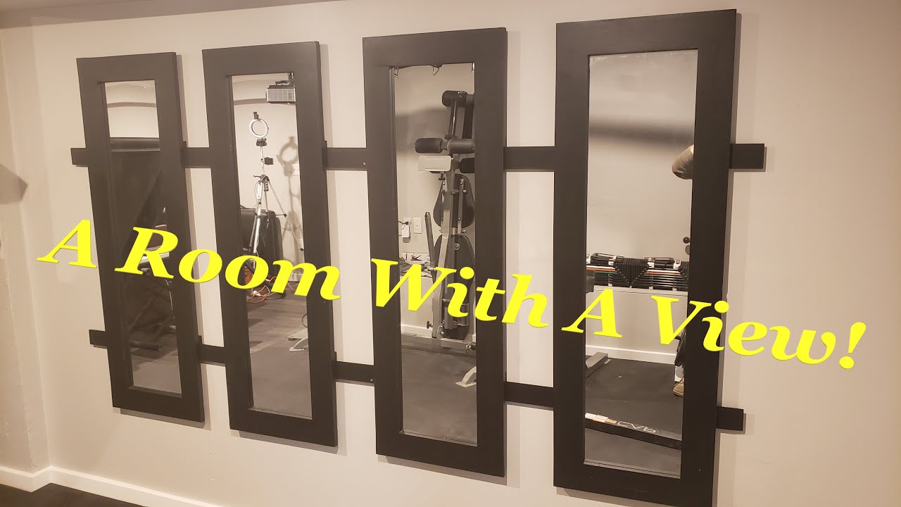 DIY Unique Adjustable Mirror Wall | How To Build An Accent Mirror Wall | NewClassicDesigns.com