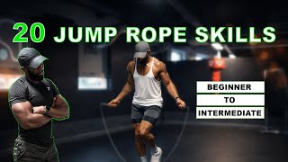 20 JUMP ROPE TRICKS YOU SHOULD LEARN | Beginner to intermediate