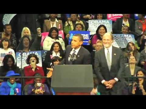 President Barack Obama rallies for Corzine - Weinb...