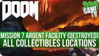 Doom Mission 7 All Collectibles (Secrets, Collectibles, Data Logs, Runes, Elite Guards, Drones) screenshot 5