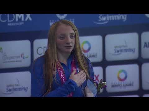 Women's 100m Freestyle S7 Medal Ceremony - Mexico City 2017