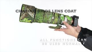 CHASING BIRDS LENS COAT INSTRUCTIONS FOR SONY FE 400-800mm F6.3-8 G OSS