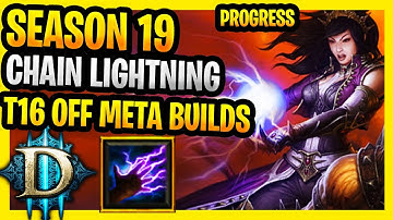 Season 19 Chain Lightning Wizard Build Diablo 3 Wizard T16 Build (In Progress) Off Meta Builds