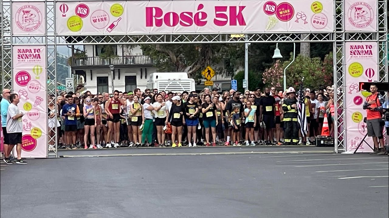 Valencia Ridge 5k Roses Napa to Sonoma Rose 5k 2023 - YouTube