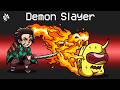 قاتل الشياطين في امونق اس ضد اليوتيوبرز Among Us Demon Slayer