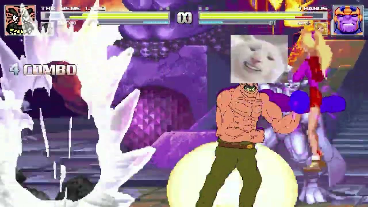 AN Mugen #564: Meme Lord & Gigachad VS Thanos & Barbie