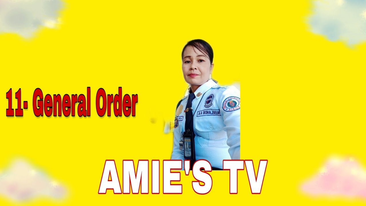 eleven general order eleven general order
