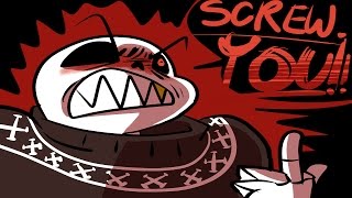 Christmas Party AU Part 8 (The One Where Fell Sans Has a Mental Breakdown) (Undertale Comic Dub)