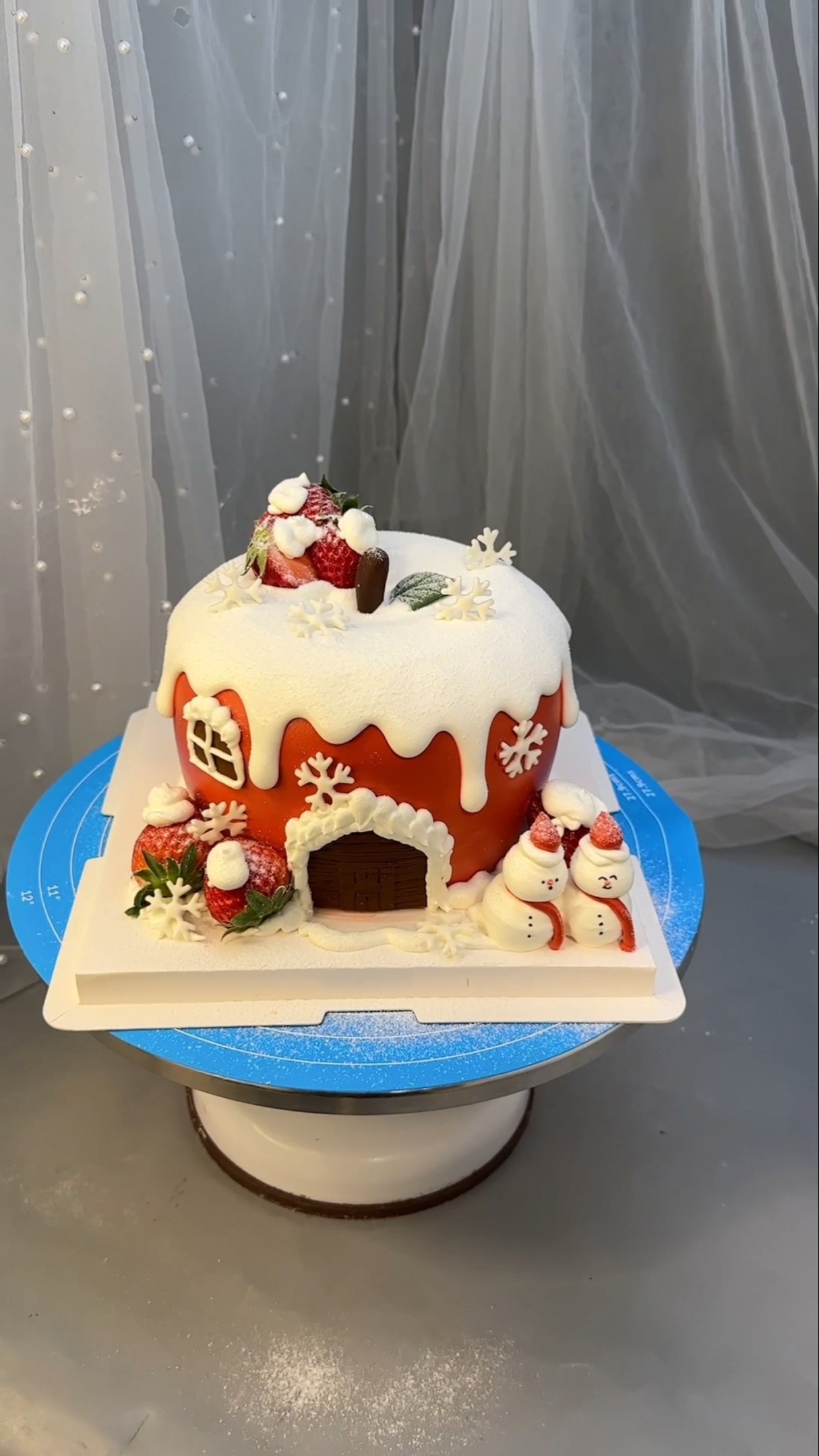 Production process Cake coating training Hands-on teaching Youtube Internet celebrity cake ? #shorts